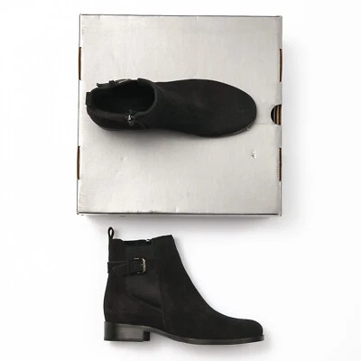 La Canadienne Sterling Nite Grey Waterproof Suede Booties Size 6 M - Image 1 of 4