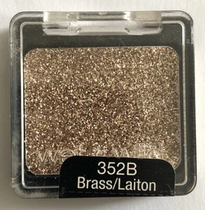 Wet N Wild Coloricon Mono Eyeshadow Face Body 352 Brass Gold Golden Glitter Glow - Picture 1 of 1