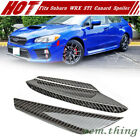 Carbon Fit FOR SUBARU WRX STI 4th Front Side Fin Canard Splitter Vent Air Knife