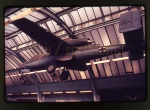 German Heinkel He 162 Jet Airplane - 1971 Aviation Museum - Vintage 35mm Slide - Picture 1 of 3