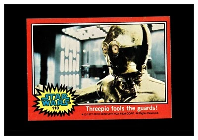 1977 Topps Star Wars #110 Threepio fools the guards! - Image 1 of 2