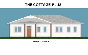 COTTAGE PLUS GARAGENHAUSPLÄNE - 1.299 qm ft. - MEHRERE DATEIFORMATE - Bild 1 von 7