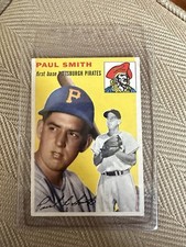 1954 Topps - White Back #11 Paul Smith (RC)