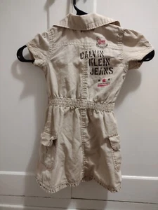 Toddler Safari style Calvin Klein Dress - Picture 1 of 5