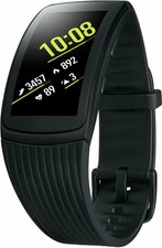 Samsung Gear Fit 2 Pro Fitnessarmband Smartwatch GPS Sports Band Schwarz L 