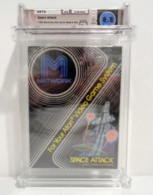 Space Attack (Atari 2600, 1982) M Network NEW FACTORY SEALED GRADED WATA 8.5 A+ - Image 1 of 4