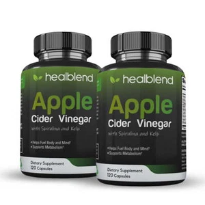 Apple Cider Vinegar, Weight Loss Diet pill Metabolism, Immune Support 2-Pack - Picture 1 of 10