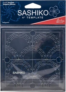 Sew Easy 4” Sashiko Template – Seigaiha (Waves) Quilting & Patchwork Rule - Picture 1 of 6