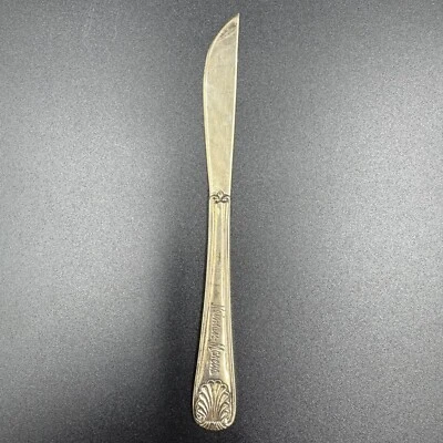 Cuchillo de mantequilla dorada de colección Neiman Marcus Department Store patrón de concha firmado Foto 1 de 4