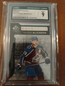 2022-23 SP Authentic Holofoils Nathan MacKinnon CGC 9 - Picture 1 of 2