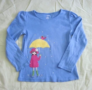 Gymboree t-shirt, powder blue, size 7, long sleeve, cotton - Picture 1 of 2