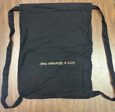 JOHN VARVATOS ⭐️ EE. UU. Bolsa antipolvo con cordón Mochila Cubierta Bolsa de almacenamiento de viaje Foto 1 de 3