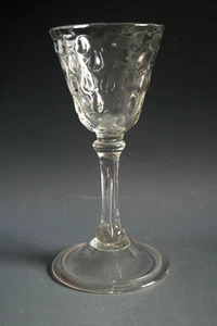 BICCHIERE DA VINO LEGE BELGA DEL XVIII SECOLO - 1730 CIRCA - Foto 1 di 4