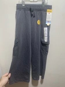 Boys' Flexible Drawstring Jogger Pants NWT Cat & Jack Gray S (6/7) 0210 - Picture 1 of 15