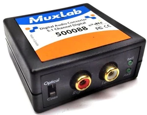 Convertidor de señal de audio digital Muxlab Dolby Digital y canales DTS 5.1 500088 - Imagen 1 de 7