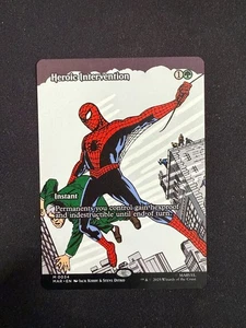 Heroic Intervention (BORDERLESS) Marvel's Spider-Man - Magic/MTG - Picture 1 of 2
