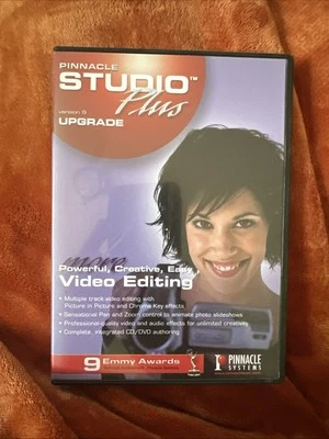 Pinnacle Studio Plus Version 9 Upgrade - 2 Disks+ MANUAL + CODE  - Image 1 of 3