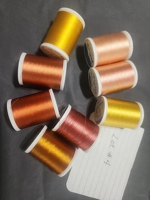 Lot Sulky Rayon 40wt Embroidery Thread 850yd x 8 #4 - Image 1 of 3