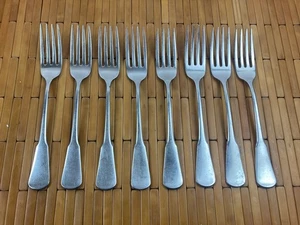 Set of 8 Stainless DINNER FORKS Oneida Minute Man Colonial Boston   7 1/4" - Picture 1 of 7