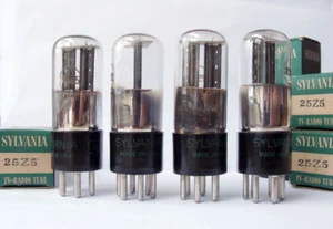 ONE 25Z5/25Y5 SYLVANIA NOS Tube Lampe TSF Röhre Valvola Valvula Valve  - Bild 1 von 1