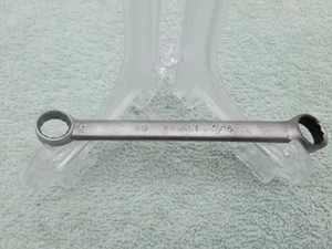 Vintage 1960er Bonney Tools 3/8" x 7/16" Doppel-Ringschlüssel 4,5", PWA2682 - Bild 1 von 6