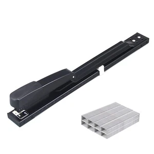 Long Reach Stapler Office Staplers Desktop Stapler, 50 Sheets Capacity Long A... - Picture 1 of 6