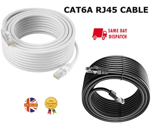 LOTE de cables de Internet para juegos Cat6A FAST SSTP blindados RJ45 red Ethernet 10GIG - Imagen 1 de 10