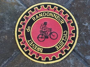 Vintage Radsport Aufnäher Cincinnati Cycle Club Brevet de Randonneur Radfahrerausrüstung - Bild 1 von 5