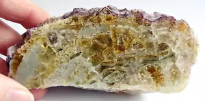 FLUORIT ANSCHLIFF MARIENBERG Erzgebirge Sachsen 10,5 x 4,5 x 4,5cm - Bild 1 von 1