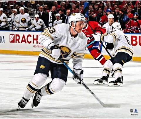 Jeff Skinner Sabres 50th Anniversary Season Alternate Jersey Skating 20x24 Photo Cover