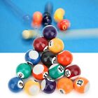 16PCS 32MM Eco‑friendly Resin Mini Children Billiard Ball Toy Pool Table Acc.New