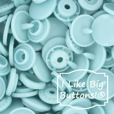 KAM Plastic Snaps: B59 Pool Blue-Size 20/T5-No Sew Snap Buttons DIY Crafts Sew - Image 1 of 4