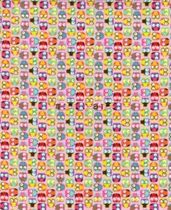 Mini búhos de 1 1/4 yarda tela de algodón rosa arrojado tesoros atemporales C9307 - Imagen 1 de 1