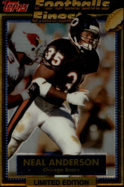 1992 Finest Football "Main Set" Cards #1 to #44 and NNO Checklist - Image 1 of 1