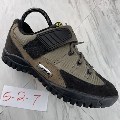 •Shimano SH-M038W Mens Size 5 US 38 EUR Cycling Trail Mountain Bike Shoes Brown - Image 1 of 4