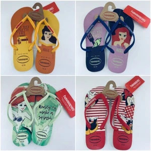 Zapatos para mujer Disney Havaianas chanclas Ariel Belle Minnie Mouse Little Sirenma - Imagen 1 de 9