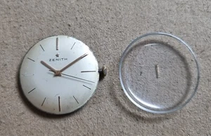 Zenith 2522C Vintage Movement With Dial And Hands Working For Project or Repair - Imagen 1 de 10