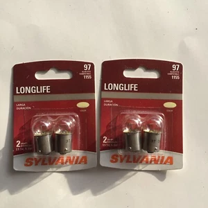 2 Sylvania Long Life - 2 Pack - 97LL Light Bulb Side Marker Dome License Tail - Picture 1 of 4