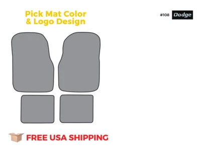 FITS 1976-1980 Dodge Aspen Floor Mat 4pc Cutpile Foto 1 de 4