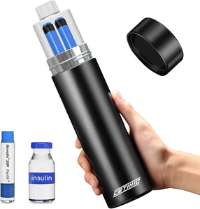 48H Insulin Pens Cooler Travel Case TSA Approved Diabetic Medicine Travel Cooler - Picture 1 of 11