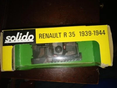 Solido #233 French Renault R 35 Tank 1939 - 1944, Die-cast Metal, 1:50, NIB - Image 1 of 4