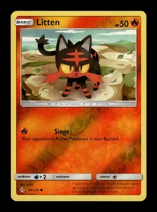 Pokemon Unbroken Bonds Litten 26/214  Reverse Holo - Picture 1 of 1