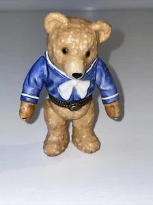 BEARY BEST BEARS CHRISTOFUR Teddy Bear Trinket Box Strung Moveable Ceramic EL5 - Picture 1 of 11