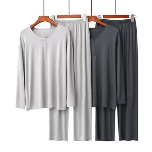 RH Pajamas Set Women Long Sleeve Button V-Neck Sleepwear Soft Pajama Set RHW4017 - Picture 1 of 14