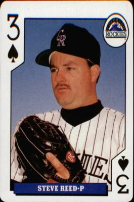 1994 U.S. Playing Cards Rookies #3S Steve Reed - NM-MT - Image 1 of 2