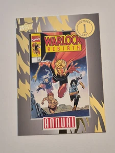 N1S-15 WARLOCK REBIRTH #1 2023-24 Upper Deck Marvel Annual NUMBER 1 SPOT - Picture 1 of 3
