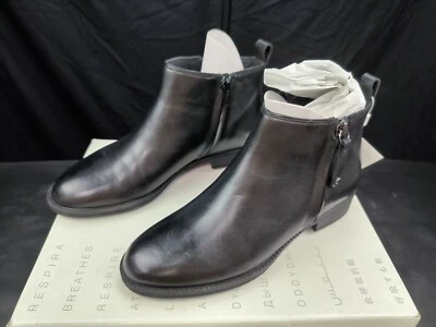 Par De Botines Geox Para Mujer Negro Talla 36 - Imagen 1 de 4