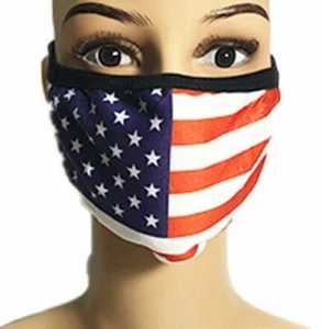 Máscaras faciales de diseñador, máscaras faciales lavables de algodón de 2 capas y reutilizables - Imagen 1 de 9