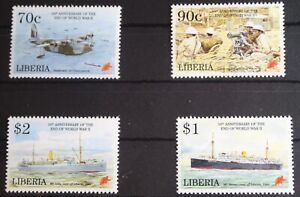 Liberia 1619-1622 postfrisch Geschichte 2. Weltkrieg #FR660