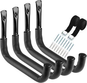 Garage Storage Kayak Hooks, 39 CM Wall Mount Surfboard Rack, 4 Pack Heavy Dut... - Picture 1 of 1